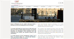 Desktop Screenshot of duvaletblanchet.com